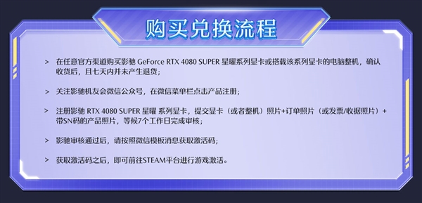 天命再启 星曜同行 购指定显卡送《黑神话：悟空》STEAM游戏码！