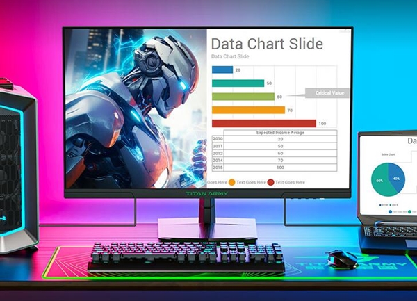 泰坦军团推出新款27英寸显示器：1080P 240Hz屏首发999元