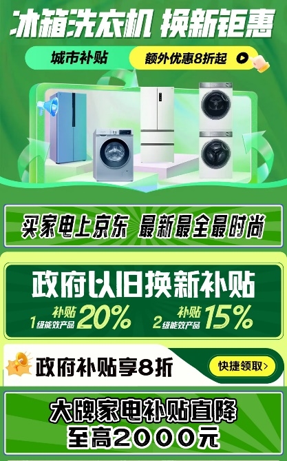 先送新再回收、分期免息 京东金融创新服务促消费品“以旧换新”体验升级