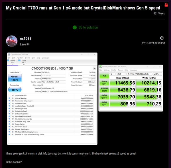 AMD X670E主板诡异Bug：PCIe5.0 SSD突然变PCIe1.0！死机无法启动