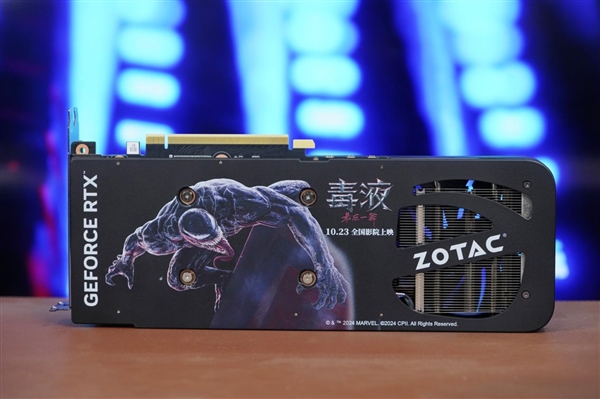 超级IP破次元壁！索泰RTX 4070 SUPER 12GB毒液联名显卡图赏