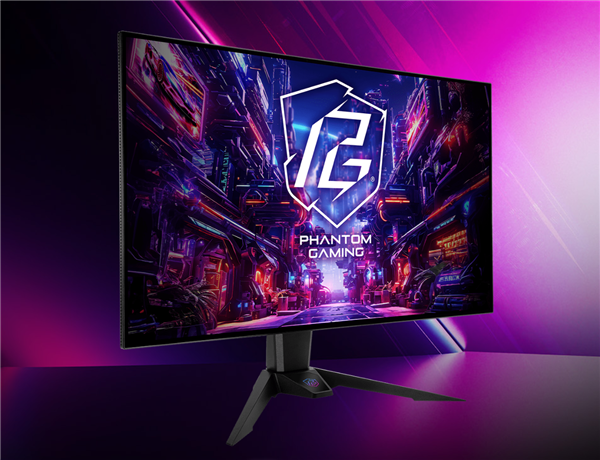 华擎发布4K 240Hz WOLED显示器：居然自带Wi-Fi 7天线