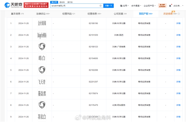 金丝银锦破圈大火！华为申请多枚Mate 70系列配色商标