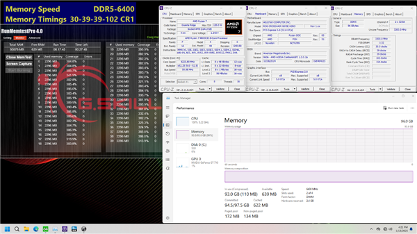 芝奇推出DDR5-6400 CL30 2x48GB大容量低延迟内存套装